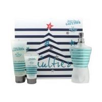 Jean Paul Gaultier Le Beau Male Gift Set 125ml EDT Spray + 75ml Shower Gel + 30ml Aftershave Balm