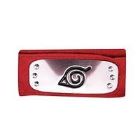 Jewelry / Headpiece Inspired by Naruto Cosplay Anime Cosplay Accessories Headband Red Alloy / Cotton Male