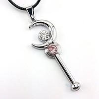 Jewelry Inspired by Sailor Moon Cosplay Anime Cosplay Accessories Necklace Silver Alloy / PU Leather Female