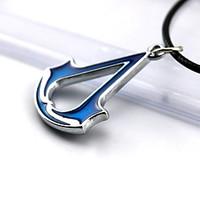 Jewelry Inspired by Assassin\'s Creed Cosplay Anime/ Video Games Cosplay Accessories Necklace Black / Red / Blue Alloy Male / Female