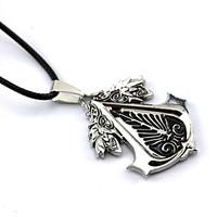 Jewelry Inspired by Assassin\'s Creed Connor Anime/ Video Games Cosplay Accessories Necklace Black / Red / Yellow Alloy Male