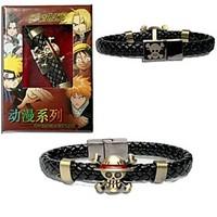 Jewelry Inspired by One Piece Cosplay Anime Cosplay Accessories Bracelet Black Alloy Male