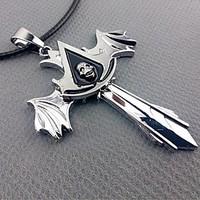 Jewelry Inspired by Assassin\'s Creed Cosplay Anime/ Video Games Cosplay Accessories Necklace Silver Alloy Male