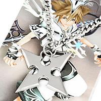 Jewelry Inspired by Kingdom Hearts Roxas Anime/ Video Games Cosplay Accessories Necklace Silver Alloy Male