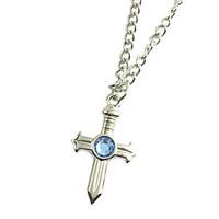 Jewelry Inspired by Fairy Tail Gray Fullbuster Anime Cosplay Accessories Necklace Blue / Silver Alloy / Artificial Gemstones Male