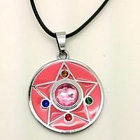 Jewelry Inspired by Sailor Moon Cosplay Anime Cosplay Accessories Necklace Pink Alloy / PU Leather Female