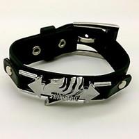 Jewelry Inspired by Fairy Tail Cosplay Anime Cosplay Accessories Bracelet Black Alloy / PU Leather Male
