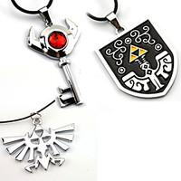 Jewelry Inspired by The Legend of Zelda Cosplay Anime/ Video Games Cosplay Accessories Necklace Black / Red / Silver Alloy Male / Female