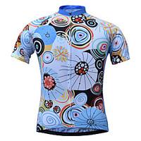 JESOCYCLING Cycling Jersey Women\'s Short Sleeve Bike Quick Dry Breathable Lightweight Materials Back Pocket Sweat-wicking Comfortable100%