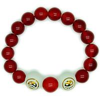 Jewelry Inspired by One Piece Portgas D. Ace Anime Cosplay Accessories Bracelet Red Artificial Gemstones Male / Female