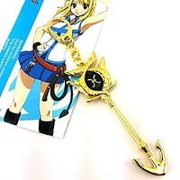 Jewelry Inspired by Fairy Tail Cosplay Anime Cosplay Accessories Necklace Golden Alloy Female