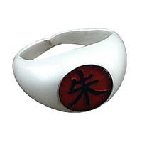Jewelry Inspired by Naruto Itachi Uchiha Anime Cosplay Accessories Ring White / Red / Yellow / Blue / Purple / Green Alloy Male / Female