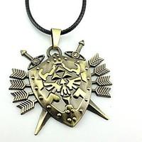 Jewelry Inspired by The Legend of Zelda Cosplay Anime/ Video Games Cosplay Accessories Necklace Golden Alloy Male