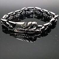 Jewelry Inspired by Fairy Tail Naruto Uzumaki Anime Cosplay Accessories Bracelet Silver Alloy Male
