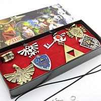 Jewelry Inspired by The Legend of Zelda Cosplay Anime/ Video Games Cosplay Accessories Necklace / Brooch Silver Alloy Male / Female