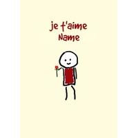 Je t\'aime | Romantic Card | RB1007