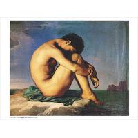 Jeune Homme By Hippolyte Flandrin