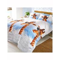 Jeffrey Giraffe Single Duvet Cover and Pillowcase Set