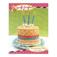 Jennifer Jangles Easy Sewing Pattern Happy Birthday Cake Pin Cushion