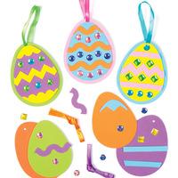 jewelled easter egg decoration kits pack of 30