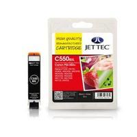 jet tec remanufactured canon pgi 550xl black cp50b inkjet printer ink