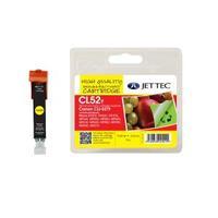 Jet Tec Remanufactured Canon CLI-521 Yellow CL52Y Inkjet Printer Ink