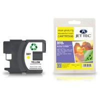 Jet Tec Remanufactured Brother LC980 Yellow B98Y Inkjet Printer Ink