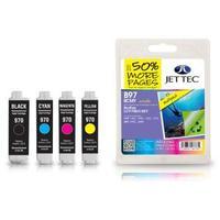 jet tec remanufactured brother lc970 bcmy multipack b97bcmy inkjet