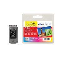 Jet Tec Remanufactured Canon PG-38 CMY Colour C38 Inkjet Printer Ink