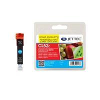 Jet Tec Remanufactured Canon CLI-521 Cyan CL52C Inkjet Printer Ink