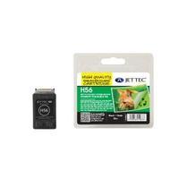 Jet Tec Remanufactured HP56 C6656AE Black H56 Inkjet Printer Ink