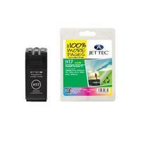 jet tec remanufactured hp17 c6625ae cmy colour h17 inkjet printer ink