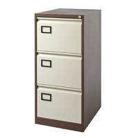 jemini coffeecream 3 drawer filing cabinet kf03004