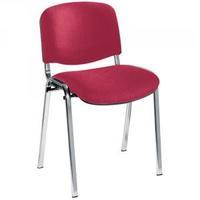 Jemini Ultra ClaretChrome Stacking Chair KF03351