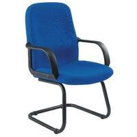 Jemini Visitor Cantilever Leg Blue Chair KF03424