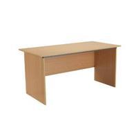 jemini intro bavarian beech panel end desk 1500mm kf73662