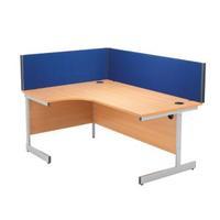 Jemini 1800mm Blue Straight Desk Screen KF73919