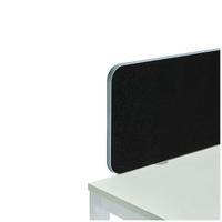 jemini straight rounded corner screen white trim black 1800mm kf74267