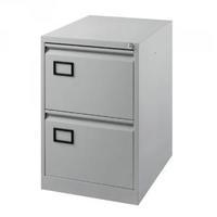 Jemini Grey 2 Drawer Filing Cabinet