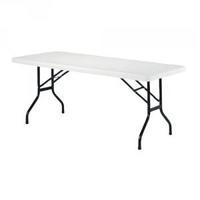 Jemini 1220mm Folding Rectangular Table White KF72328