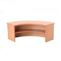 Jemini Intro Bavarian Beech Radial Reception Counter 800mm KF72597