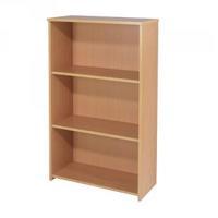 jemini 1200mm medium bookcase bavarian beech kf73512