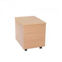 Jemini 3 Drawer Mobile Pedestal Bavarian Beech KF73518