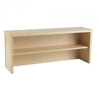 Jemini Intro 800mm Reception Desk Riser Warm Maple KF73524