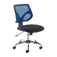 jemini medium back task blue chair kf73603