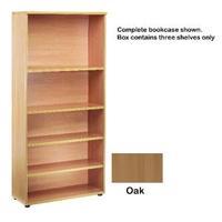 Jemini Open Storage Shelf Oak KF73699