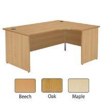 Jemini Beech Right Hand Panel End Radial Desk 1200mm KF838060