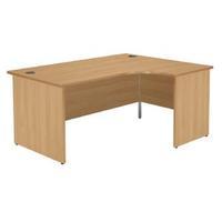 Jemini Oak Right Hand Panel End Radial Desk 1200mm KF838061