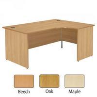 Jemini Maple Right Hand Panel End Radial Desk 1200mm KF838062