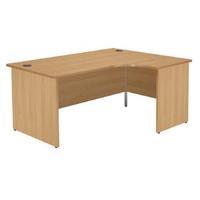 Jemini Oak Right Hand Panel End Radial Desk 1800mm KF838073